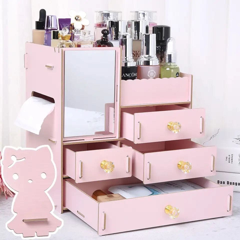 Wooden Multi Storage Organizer, Large Cosmetic Makeup Jewelry Lipsticks Storage Organizer, 3 Layer Wooden Cosmetic Box, Multifunctional Display Stand, Multipurpose Drawer Cheap Shelf, Household Large Multi Story Compartment Drawer Desktop Tidy Organizer Wooden Multi Storage Organizer, Large Cosmetic Makeup Jewelry Lipsticks Storage Organizer, 3 Layer Wooden Cosmetic Box, Multifunctional Display Stand, Multipurpose Drawer Cheap Shelf, Household Large Multi Story Compartment Drawer Desktop Tidy Organizer